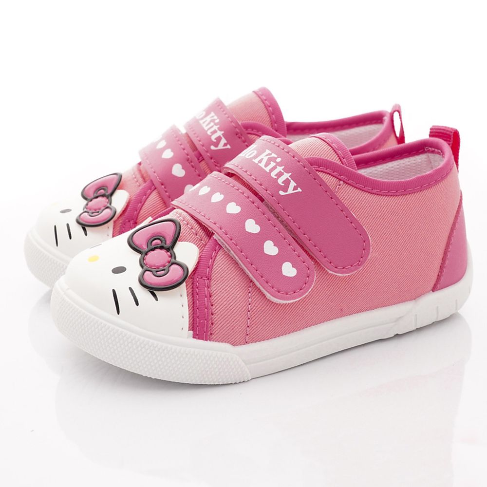 SANRIO - Hello Kitty凱蒂貓經典帆布鞋-小童段-桃