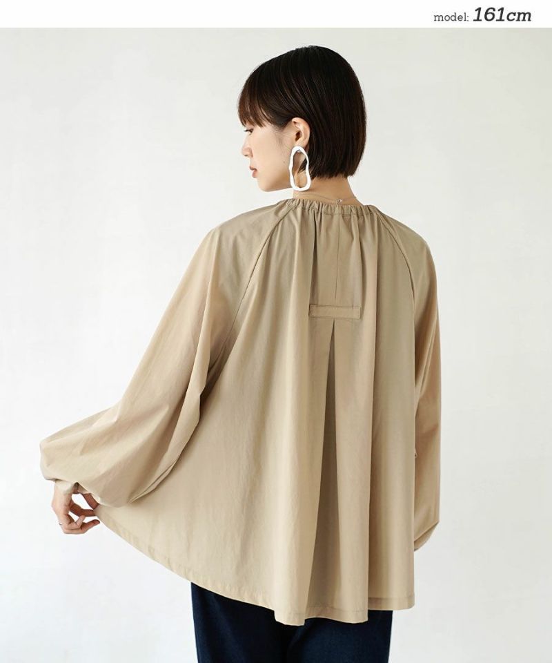 日本 zootie - 輕盈優雅氣球袖薄外套-黑