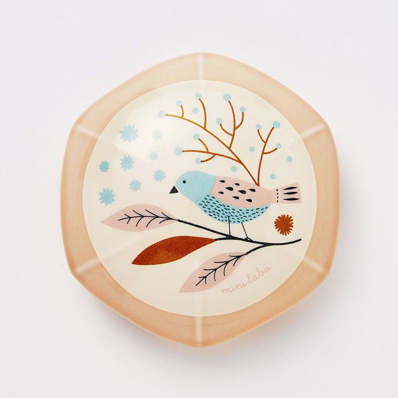 日本千趣會 - 日本製 [抗菌加工] 有田燒陶瓷排水孔蓋-mini labo繽紛 (6.5x2.7cm)