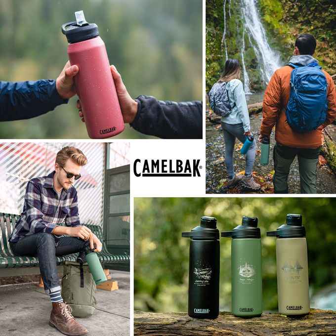 CamelBak - eddy+ 不鏽鋼多水吸管保溫瓶（保冰）-海軍藍-600ML