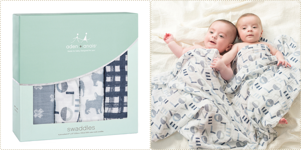 新花色登場！美國 Aden + Anais 包巾 / 被毯 / 圍兜