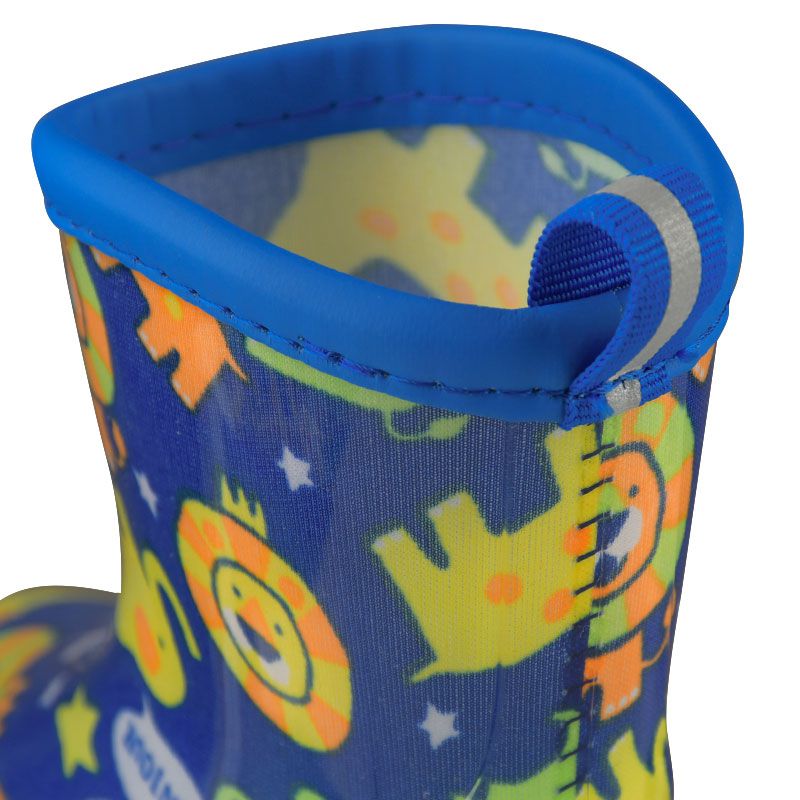 akachan honpo - 雨鞋-動物-深藍色