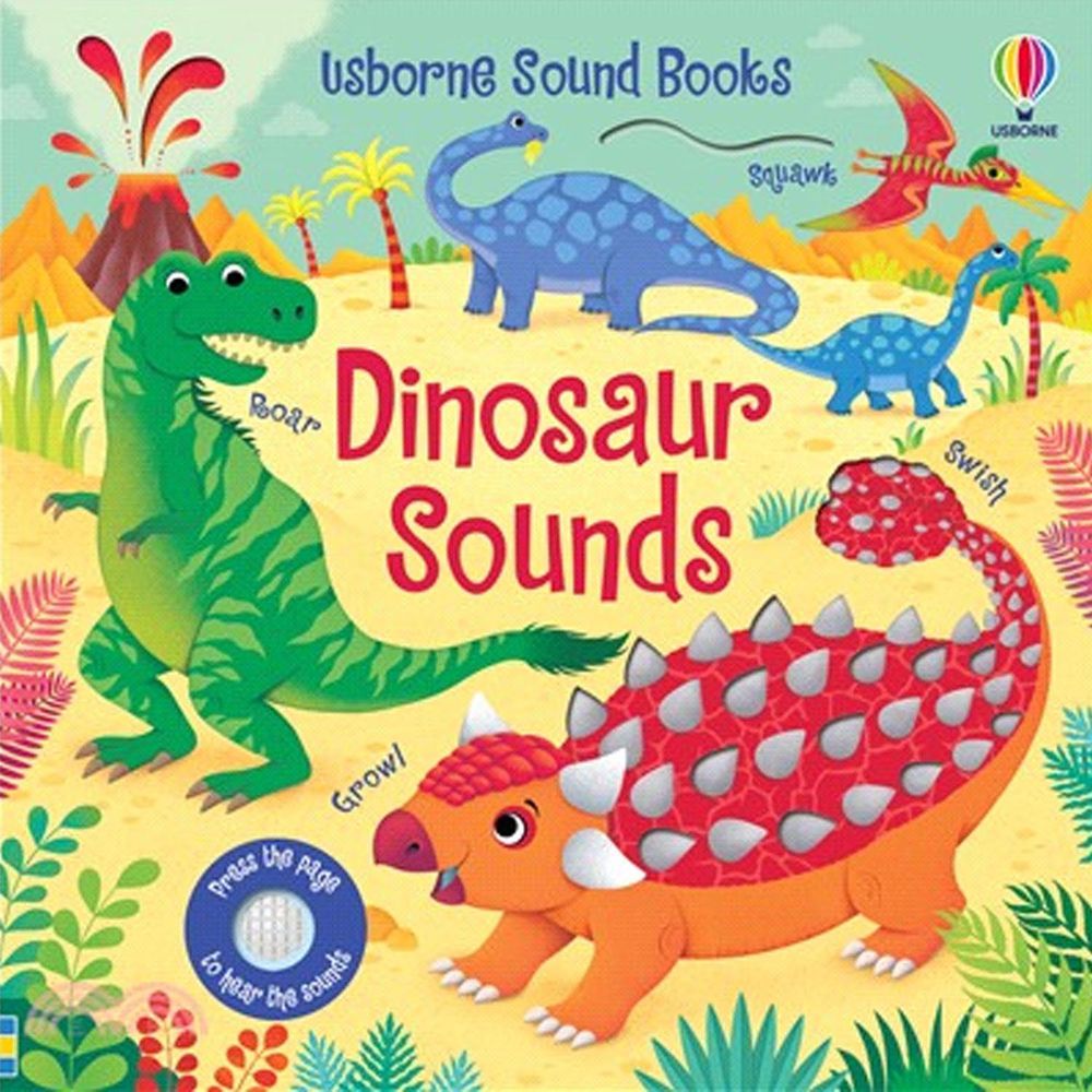 Dinosaur Sounds 觸摸音效書-恐龍-硬頁