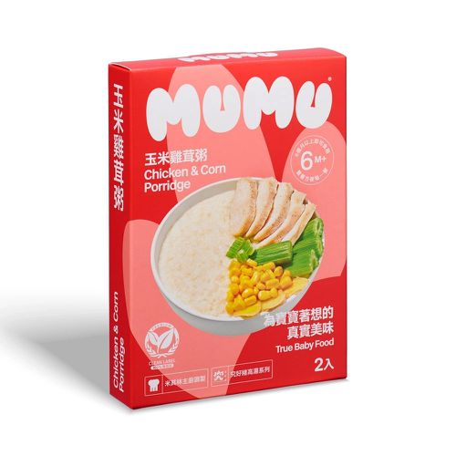 MUMU - 玉米雞茸粥150gx2包/盒
