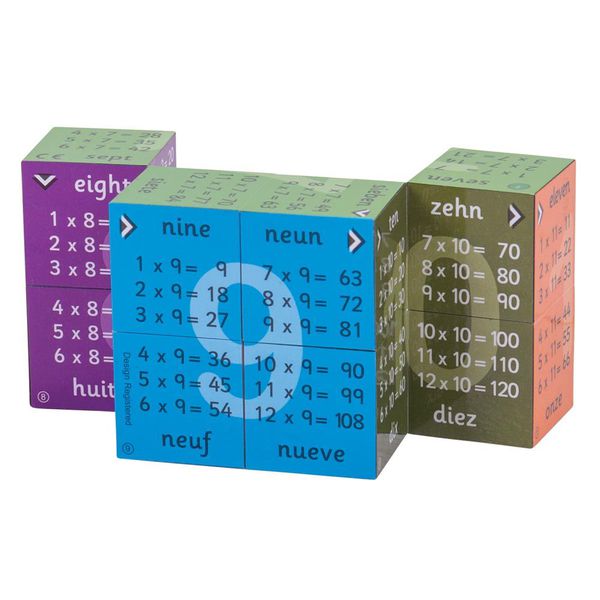 英國Bigjigs Toys - 魔術方塊書(數學乘法表)