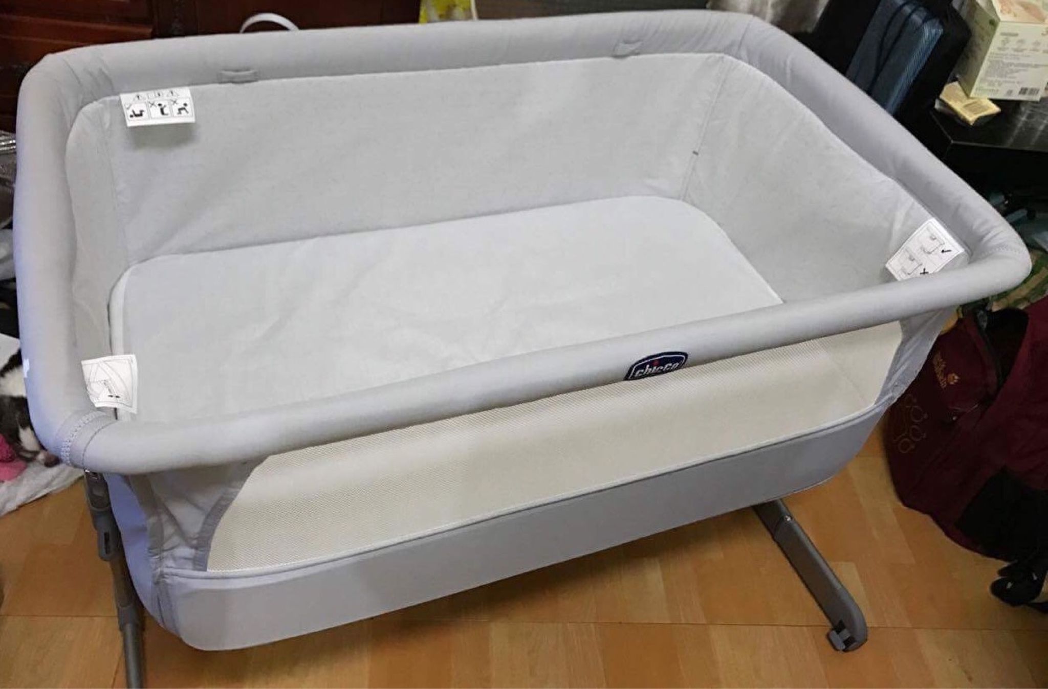 「二手」Chicco Next 2 Me多功能舒適移動嬰兒床 （床邊床）(已售出)