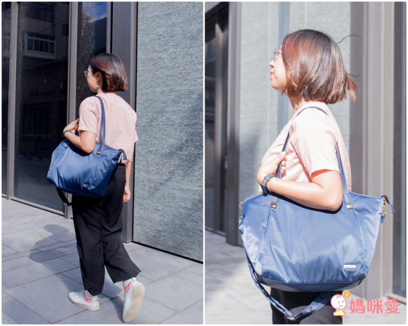 HARUhonpo 小晴天本舖 - Harulez 日本設計師の聯名款-Tote微金質感托特包-土星藍