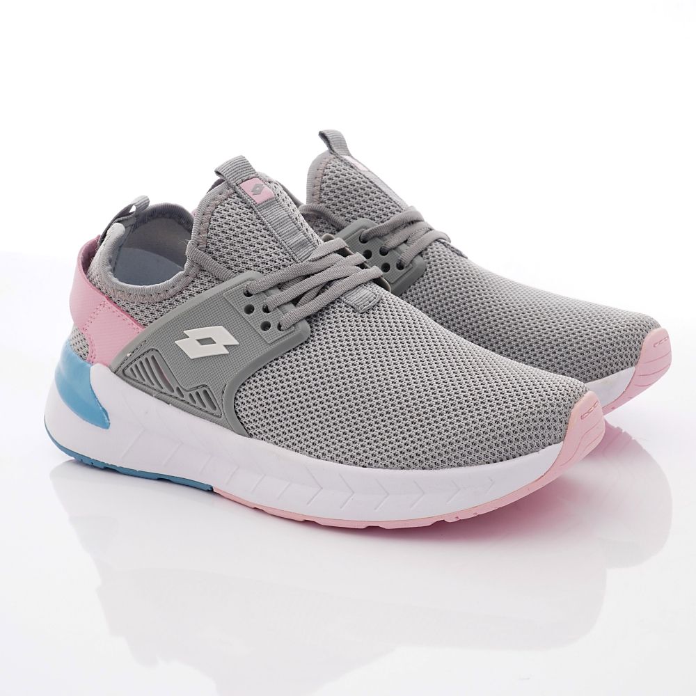 LOTTO樂得 - 輕量跑鞋城市暢跑鞋款0658系列(女段)-粉灰