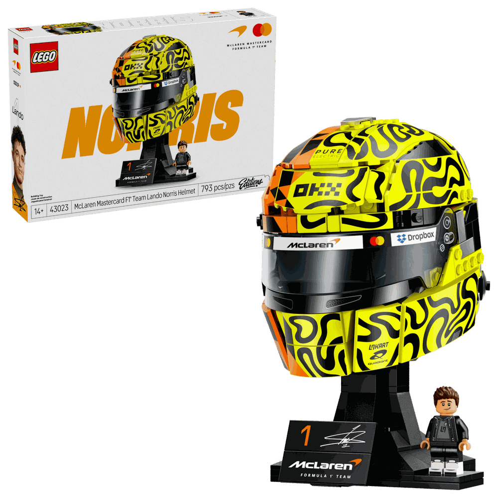 LEGO 43023 McLaren Mastercard F1® Team Lando Norris 頭盔 Editions V 43023