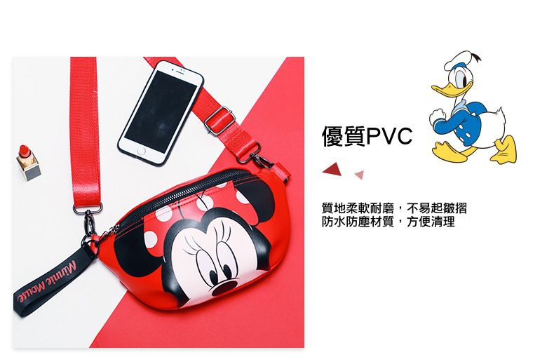 大頭單肩包-卡通人物奇奇-橘色