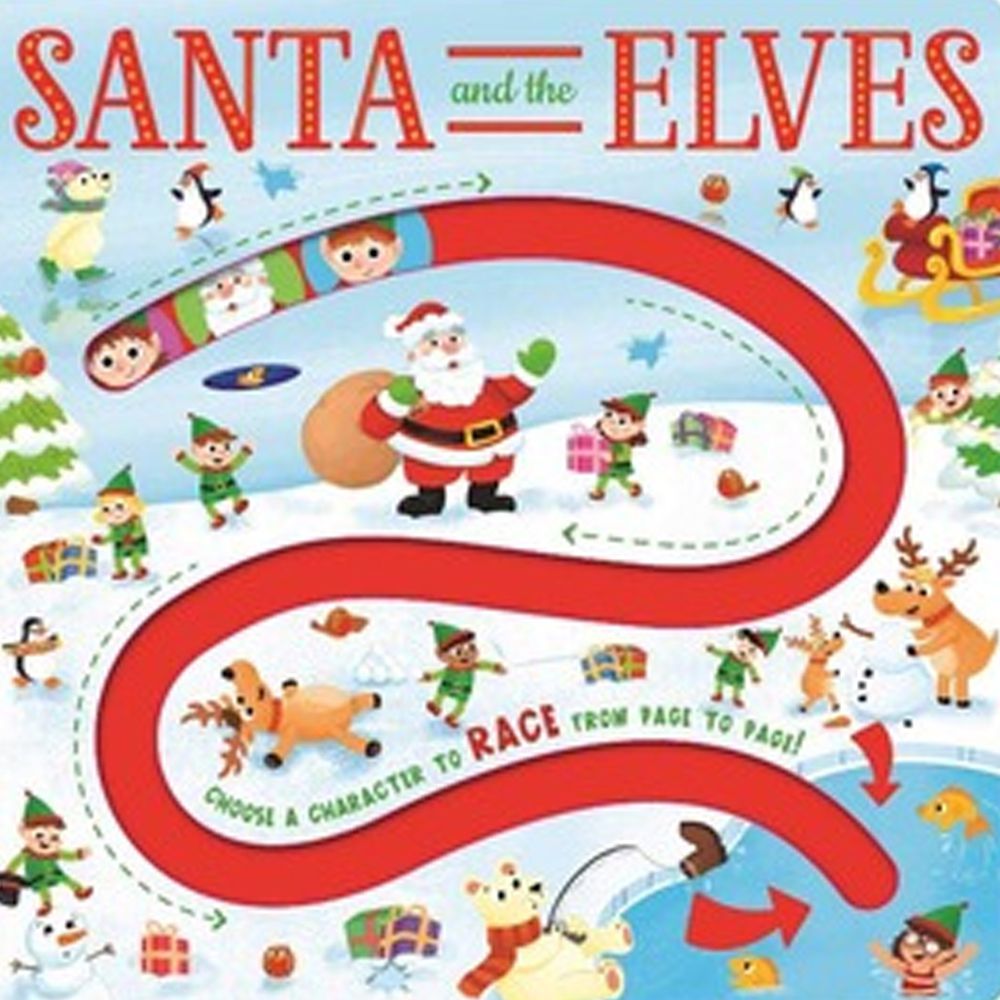 Santa and the Elves 聖誕老公公與小精靈（手指迷宮書）