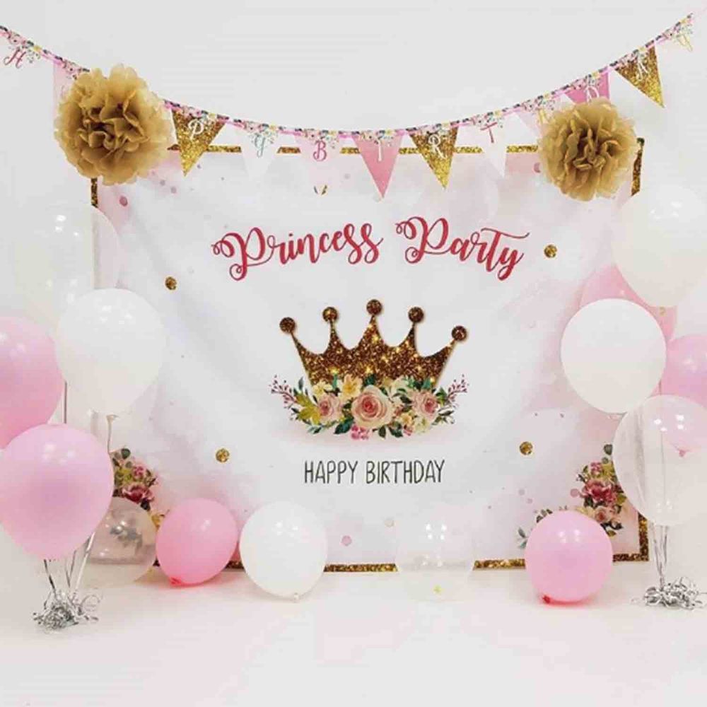 PartyPack派對懶人包 - 夢幻公主皇冠生日派對懶人包5件組 (20x26x6 cm)