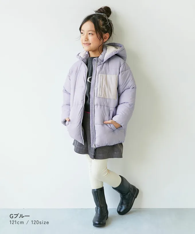 日本 devirock - 輕暖防風配色科技羽絨外套(帽可拆)-湖水綠