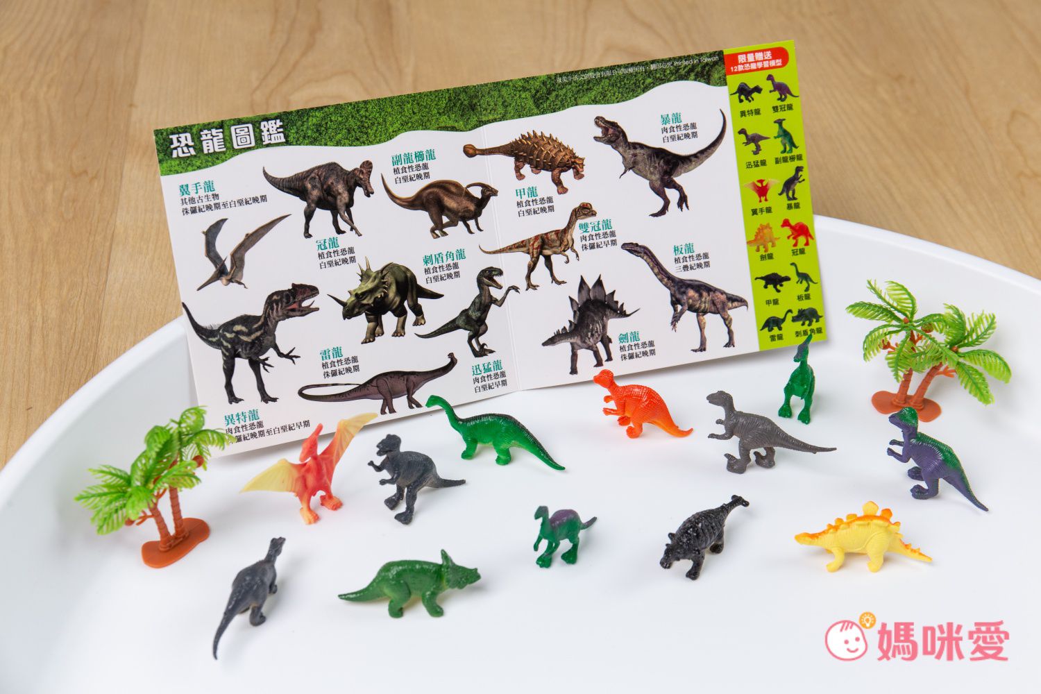 恐龍立體遊戲書【首刷限量贈送12款恐龍模型】-55隻恐龍及古生物+25個互動機關