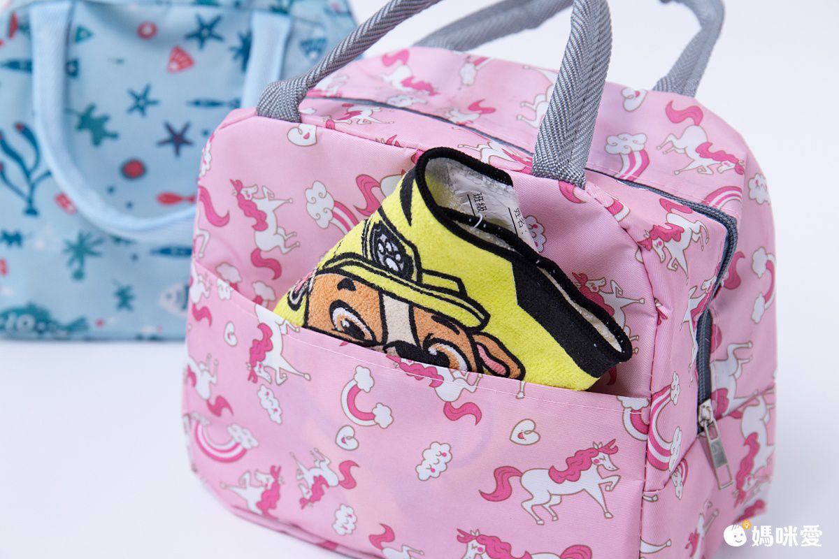 保溫便當袋-橘色 (23x13x19CM)