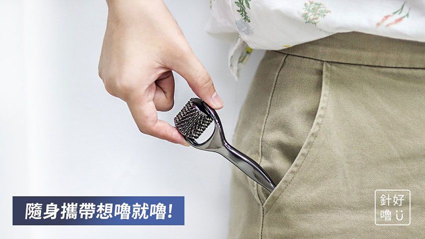 3ZeBra - 【針好嚕】頭皮按摩滾輪-銀色