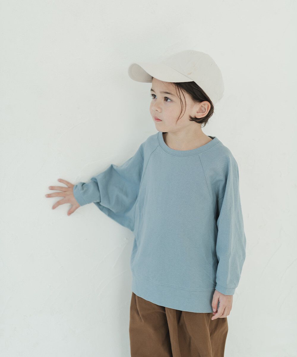 日本 riziere - 純棉Oversize風大學T-天空藍