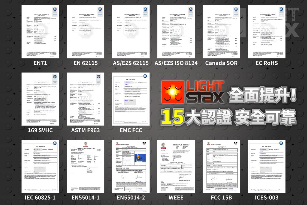 美國 Light Stax - 小顆粒系列-1X1 MINI STAX(不含發光底座)