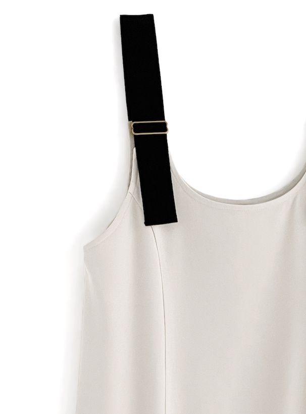 日本 GRL - 工裝風休閒感吊帶裙-黑 (F)