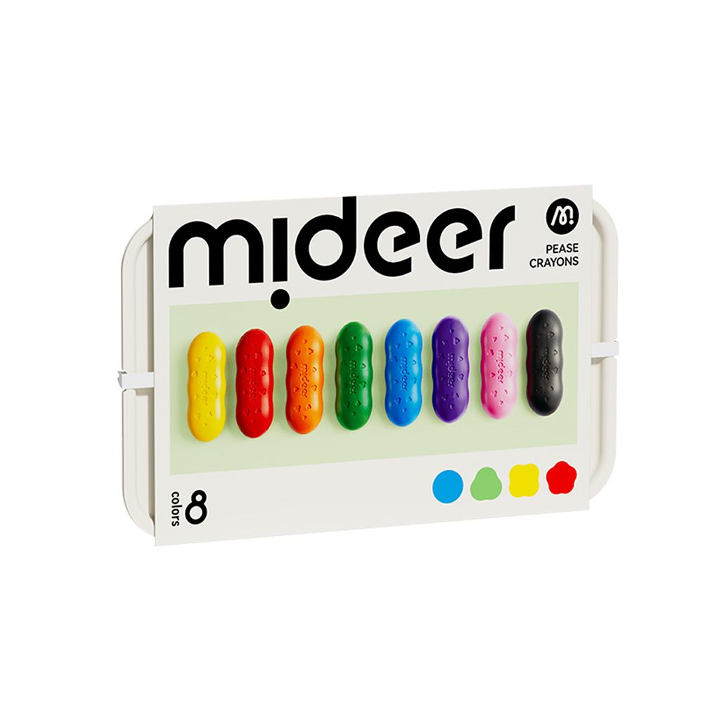 不沾手豌豆蠟筆(8色)