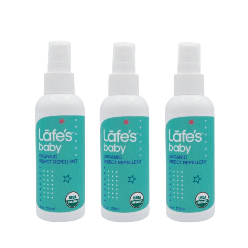 美國 Lafe's organic - 有機嬰兒防蚊液-118ml*3入