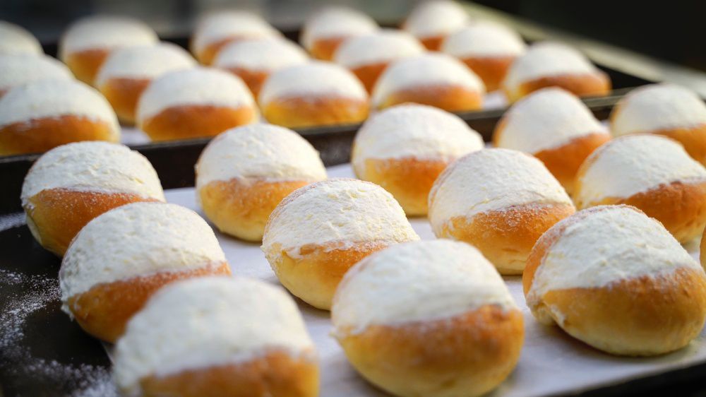 奧瑪烘焙 - Maritozzo 羅馬生乳包-芋泥布蕾-125g±4.5/個，共2個