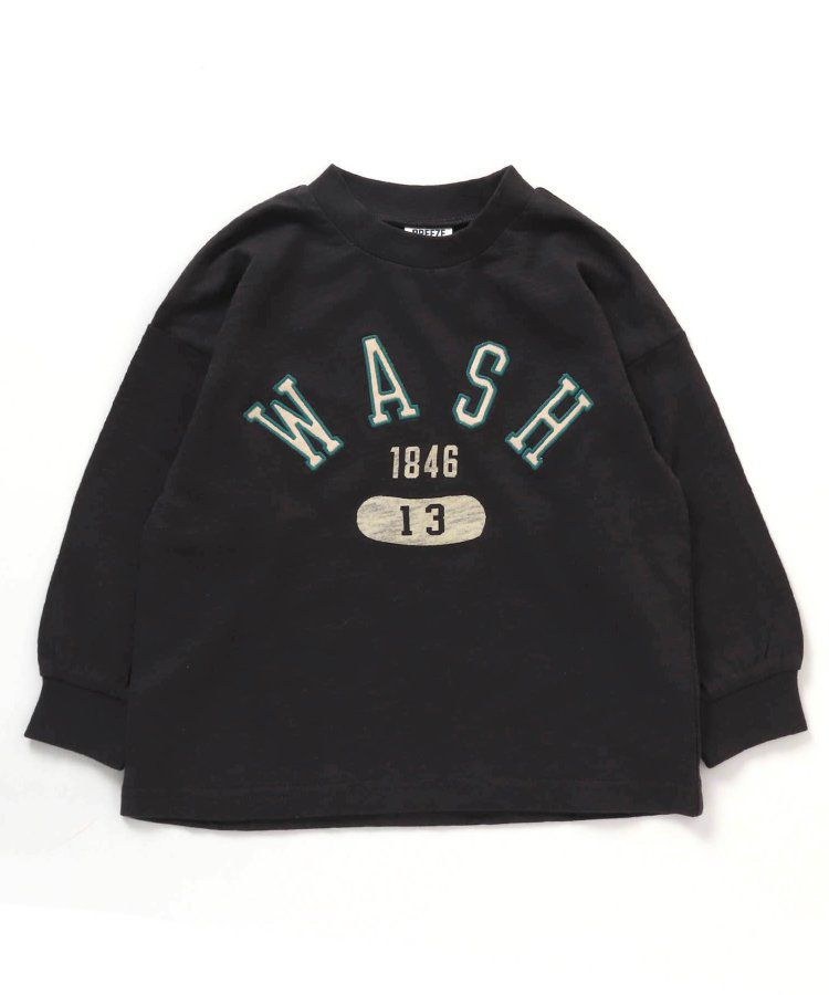 日本 BREEZE - 美式復古風長袖大學T-粉紅