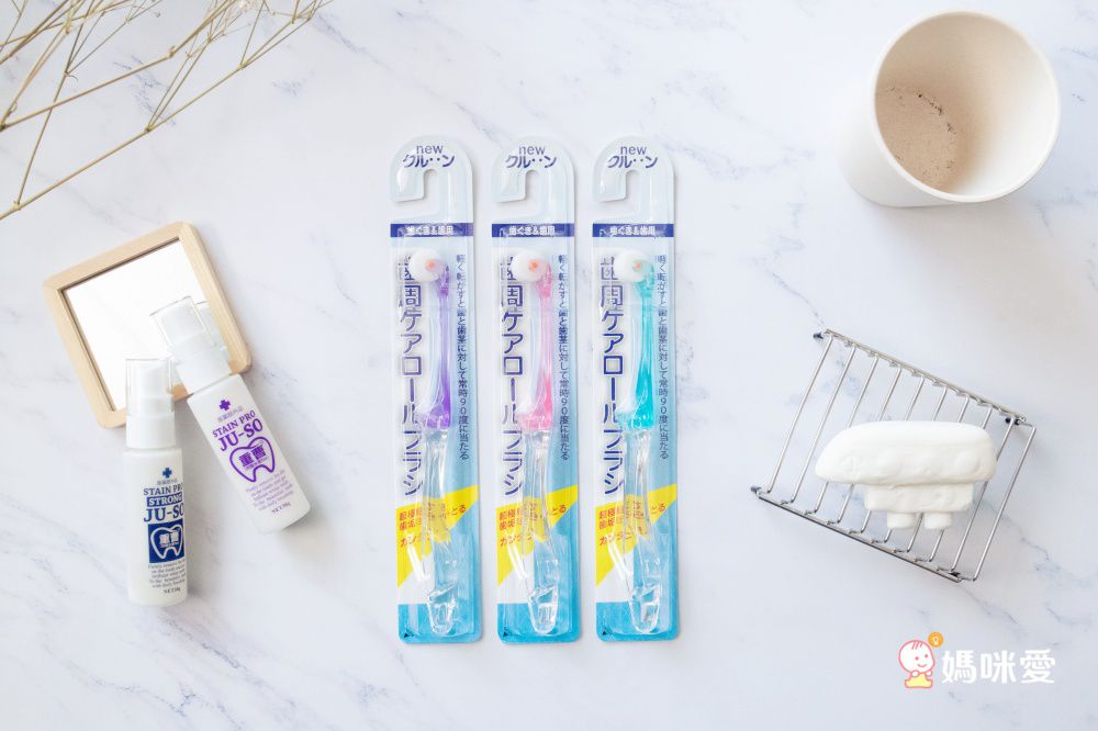 日本製 滾輪牙刷 /  重曹牙齒美白牙膏