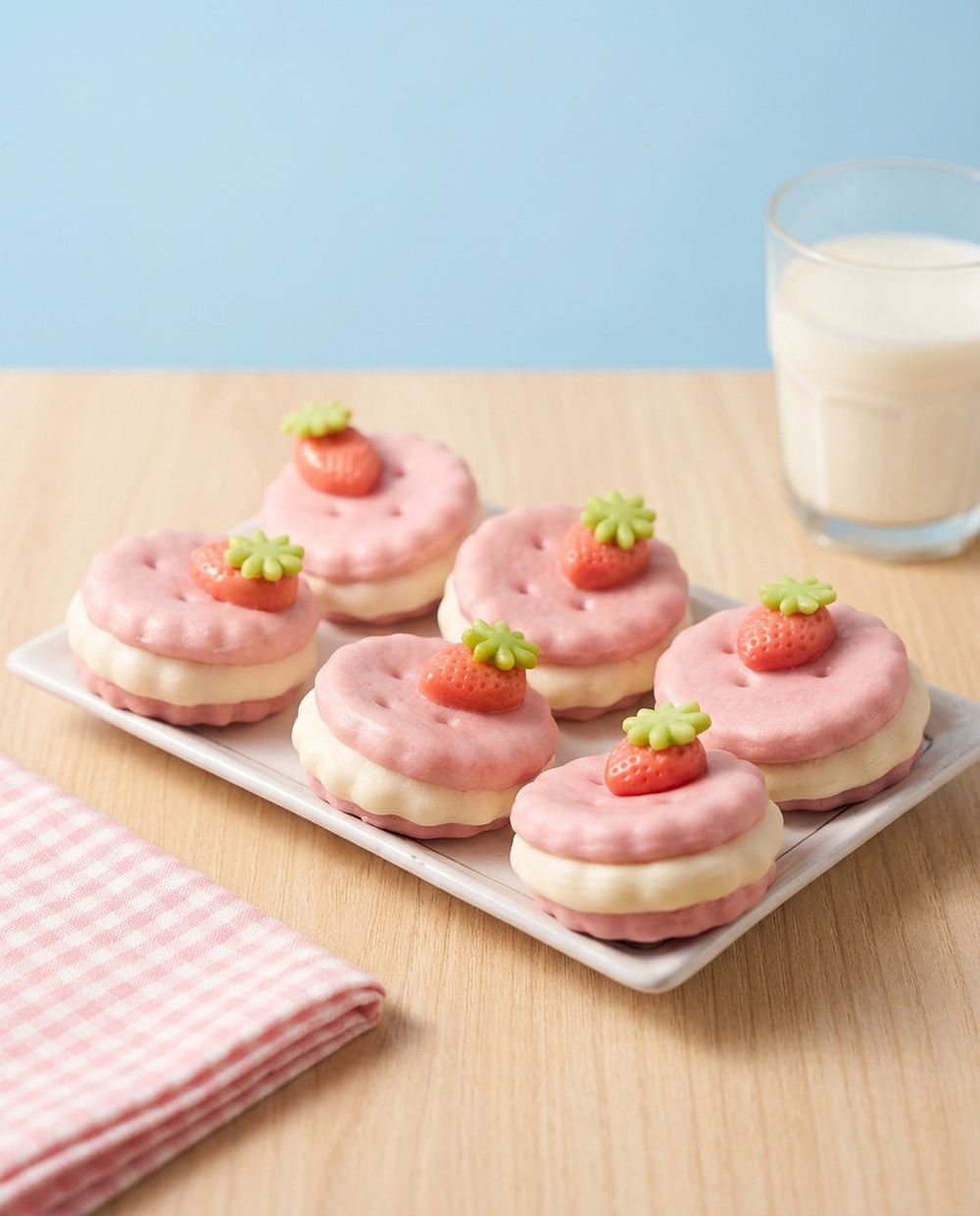 草莓夾心饅頭-180公克±3公克 / 6入