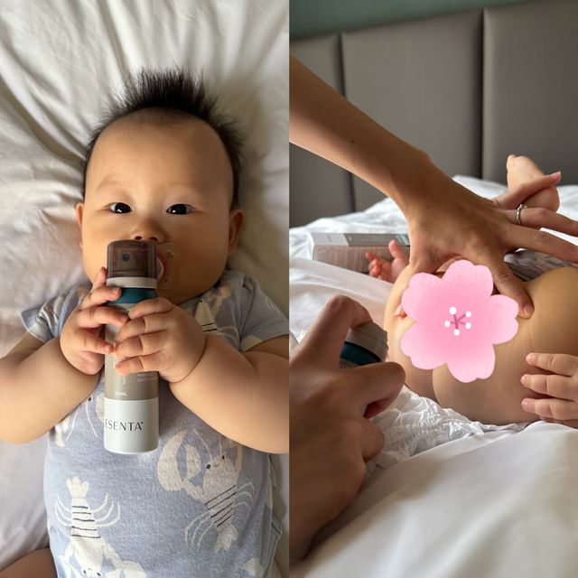"康威" ESENTA無痛保護膜噴霧
寶寶的屁股又嬌又嫩，很怕他會有紅屁屁
之前用的是膏狀的屁屁膏，又油又厚，每次都很難洗。
這次有幸體驗"康威"ESENTA無痛保護膜噴霧，不僅使用方便，也很好清洗，甚至還有香味！
除此之外，它不僅僅只有寶寶可以使用，甚至大人也能使用。可以使用在傷口周圍，避免皮膚浸潤，也可以使用在注射部位，避免黏膠性傷害。

"康威" ESENTA無痛保護膜噴霧的4大特點:
1.醫材級無痛保護膜：醫療級矽膠成分且不含酒精及其他刺激物。
2.快乾防水 & 長效保護：快速形成透氣保護膜，並且可維持最多72小時。
3.鎮靜止癢功能：添加花椒果萃取，舒緩皮膚發紅情形，並減緩不適與搔癢。
4.順手好噴：採用全新BoV 噴頭，瓶身翻轉360° 皆可噴。

因為以上的特點，現在寶寶睡覺時完全不用擔心，只要噴一噴康威" ESENTA無痛保護膜噴霧就能安心一覺到天亮，不需擔心尿布包一整晚會不會不舒服，讓媽媽好安心🥰

推薦給同樣擔心寶寶會紅屁屁的媽媽們！