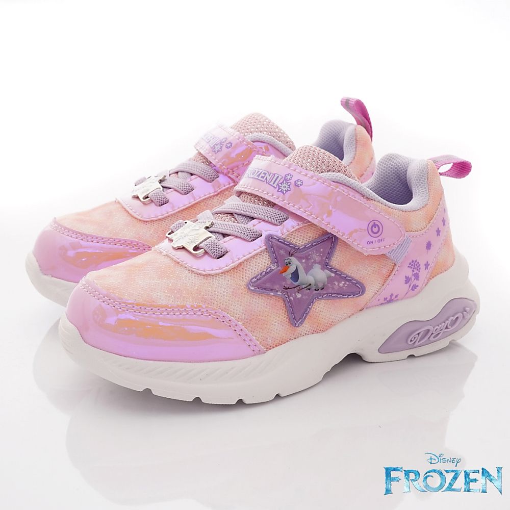 冰雪奇緣 - 冰雪奇緣電燈運動鞋雪寶款(中小童段)-運動鞋-粉紫