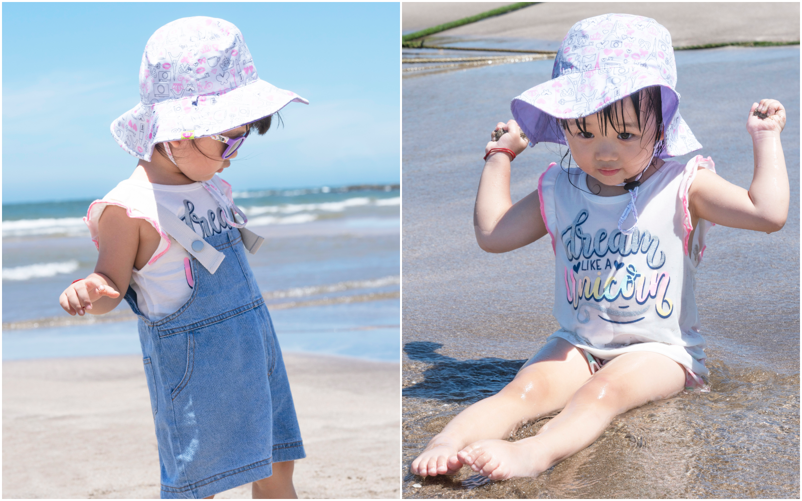 美國 Dabbawalla - 瓦拉帽-粉紅巴黎拼色棒球帽 (3-10歲(頭圍52~56.5cm))