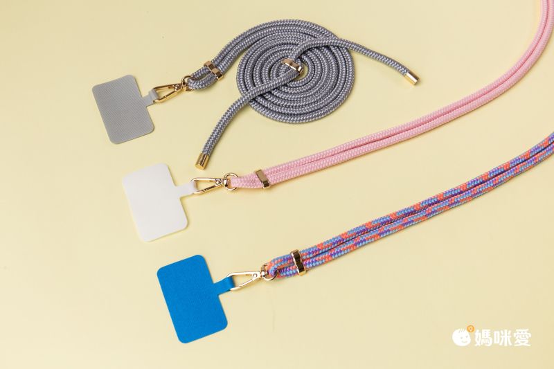 釋放雙手！日網爆款 ✿ 手機掛繩Ｘ夾片兩件組，不挑機型都可用