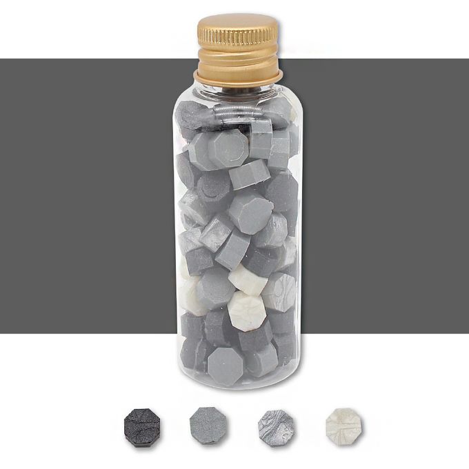 HAPPYMT - 火漆蠟粒大罐裝-一個人的寂寞-黑白灰色系