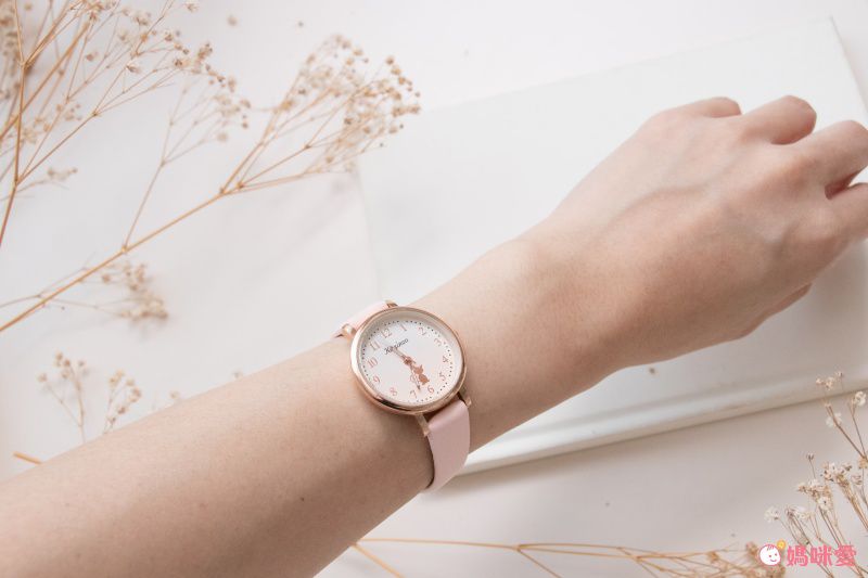 小清新少女錶-可愛貓咪-粉色