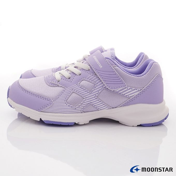 Moonstar日本月星 - 純色運動機能童鞋-AGJ0019紫(中大童)-運動鞋-紫