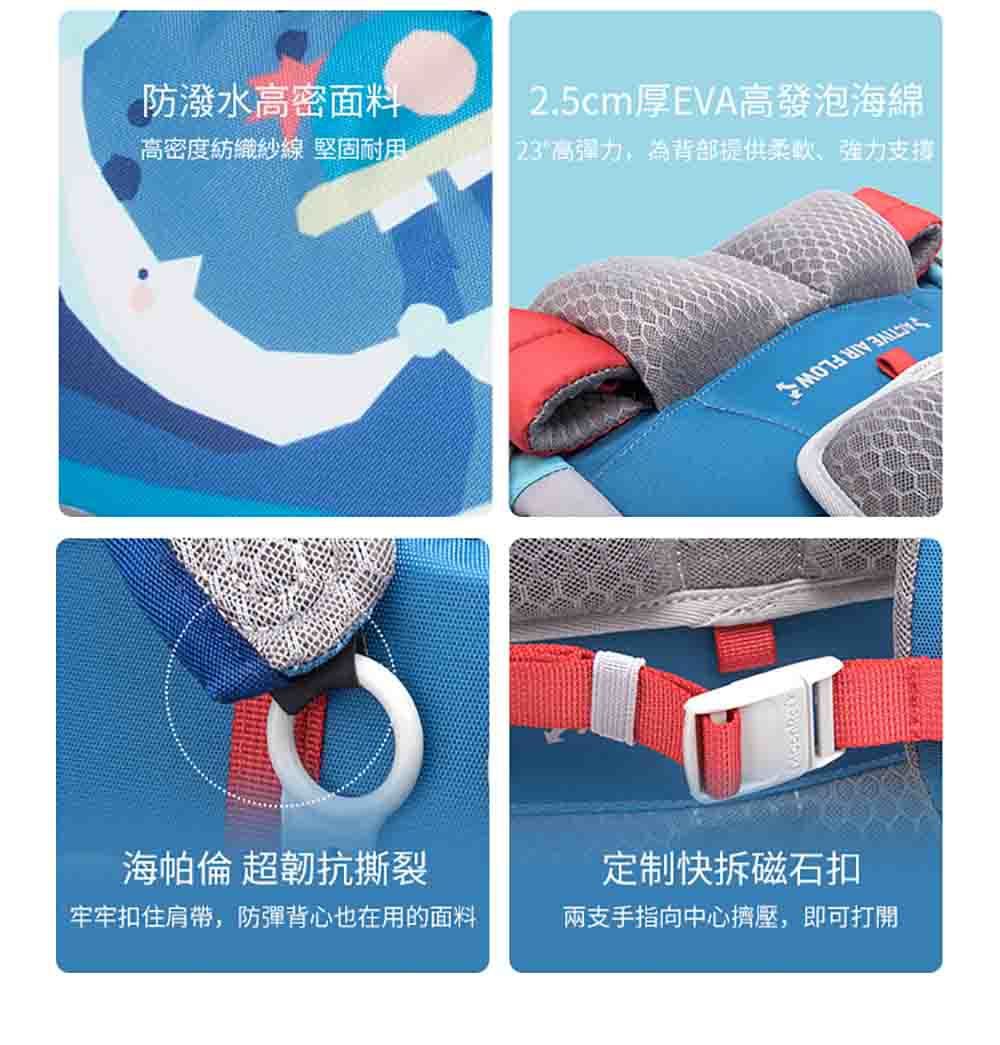 MoonRock - 護脊書包-SP200P 太空漫遊-藍色成長型護脊書包 建議身高120-160cm-21L