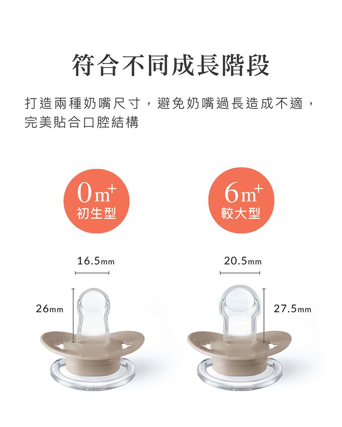 Simba 小獅王辛巴 - 蘊蜜超柔拇指安撫奶嘴-栗粉-較大