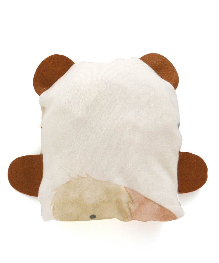 日本 BIT'Z - 收闔造型！動物躲貓貓短袖上衣-美洲獅-萊姆