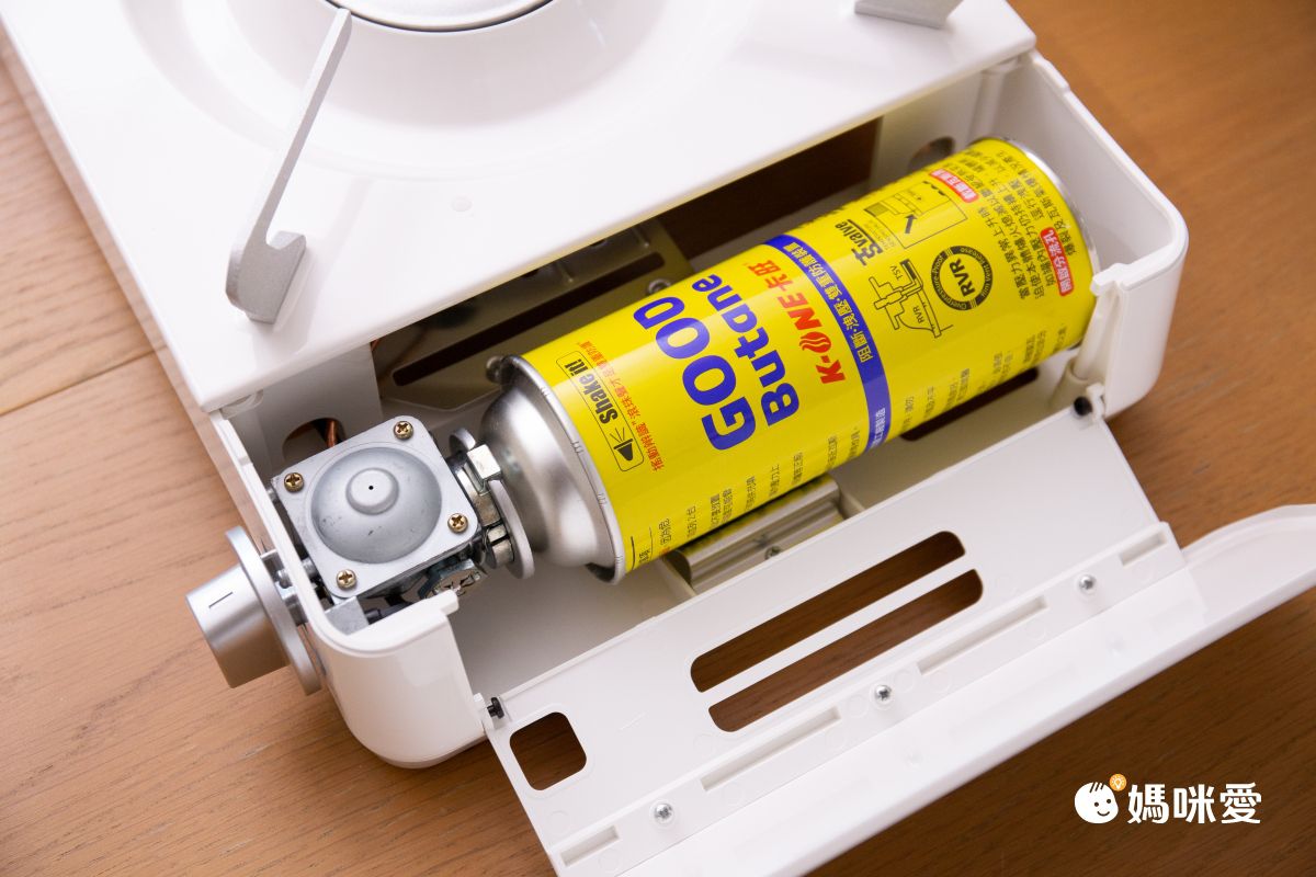 韓國 Dr.HOWS - Twinkle Stove卡式瓦斯爐(家庭用3.0KW)/內燃式卡式點火/兒童安全鎖裝置-冰河白