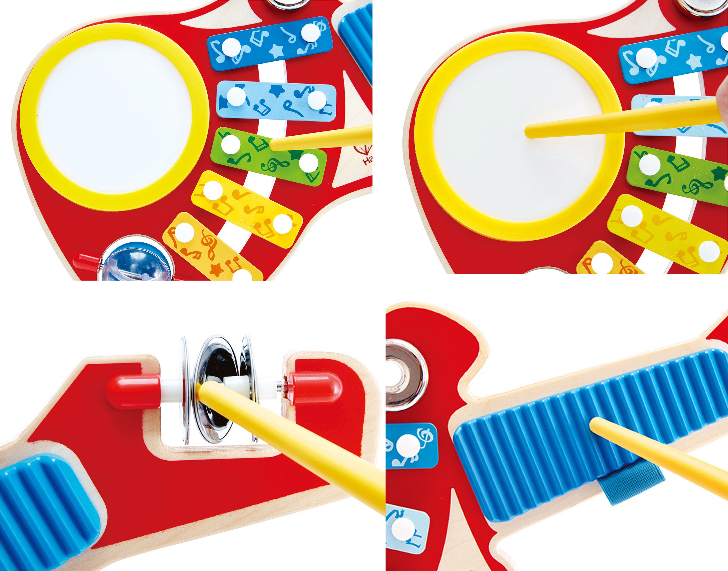 德國 Hape - 六合一酷炫吉他樂隊