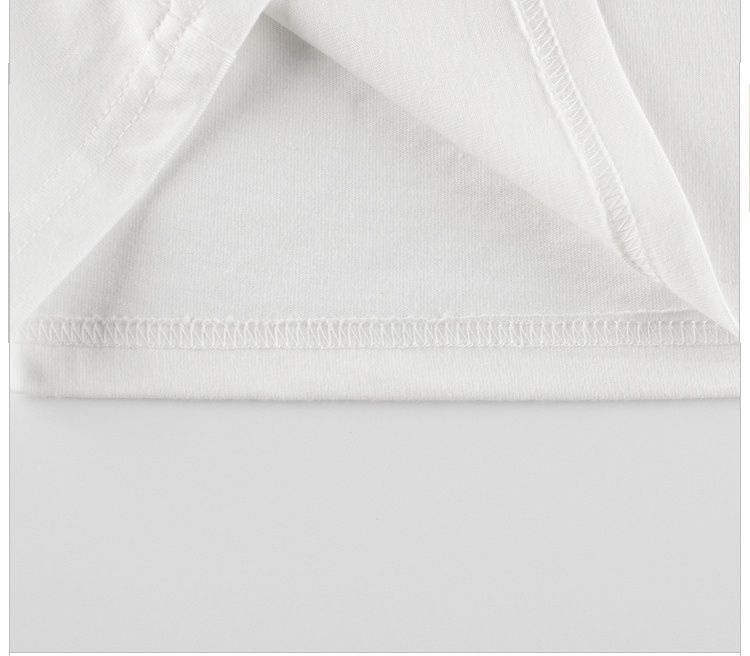 純棉圓領薄長袖上衣-熊熊與彩虹鞦韆-米白+粉