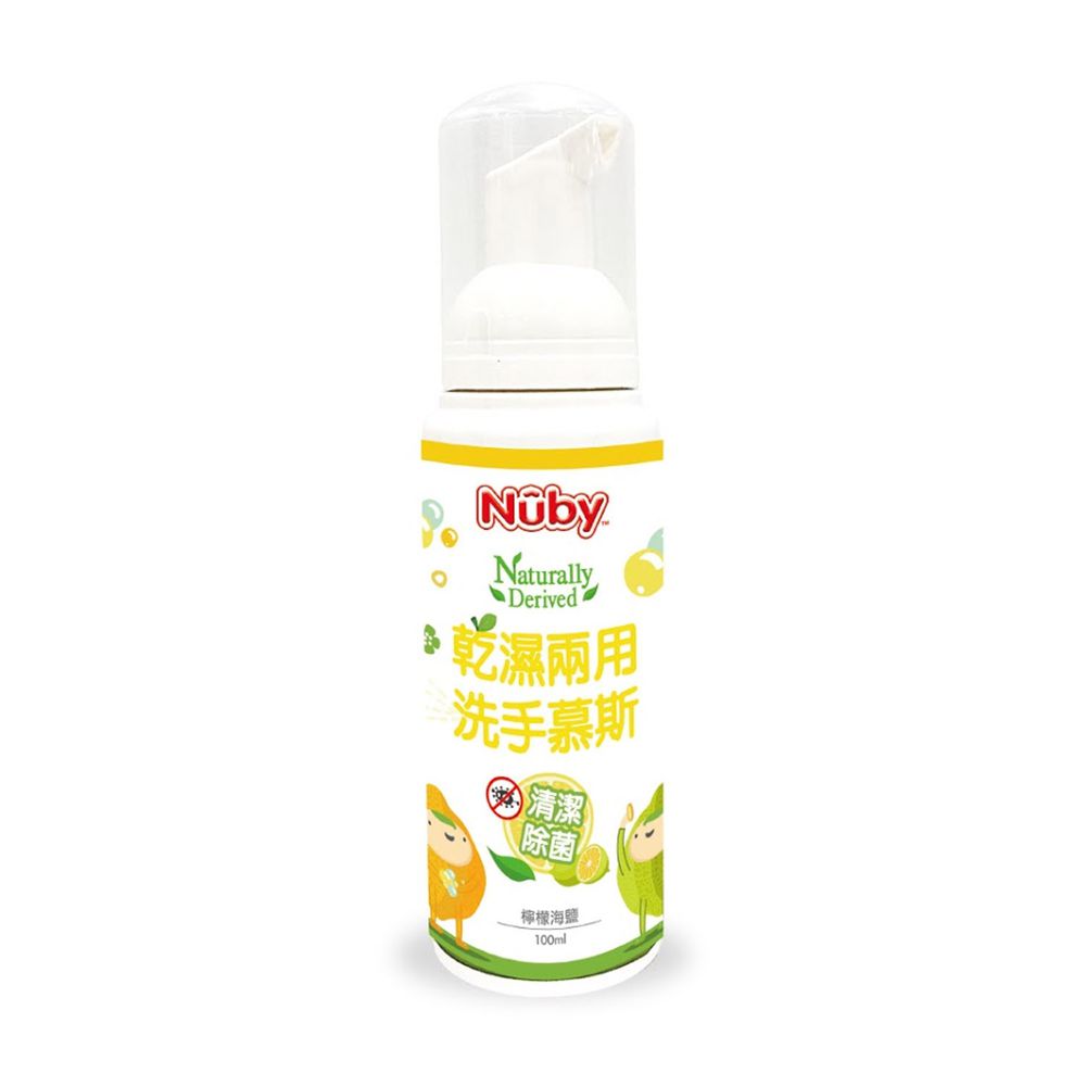 Nuby - 乾濕兩用洗手慕斯-檸檬海鹽-100ml