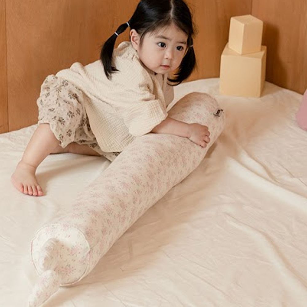 韓國 Hello HiZoo - 手工製純棉柔感兒童長條抱枕-兔子 (14x85cm)