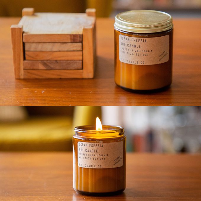 美國 P.F. CANDLE CO. - 手工香氛蠟燭-海洋小蒼蘭-7.2oz