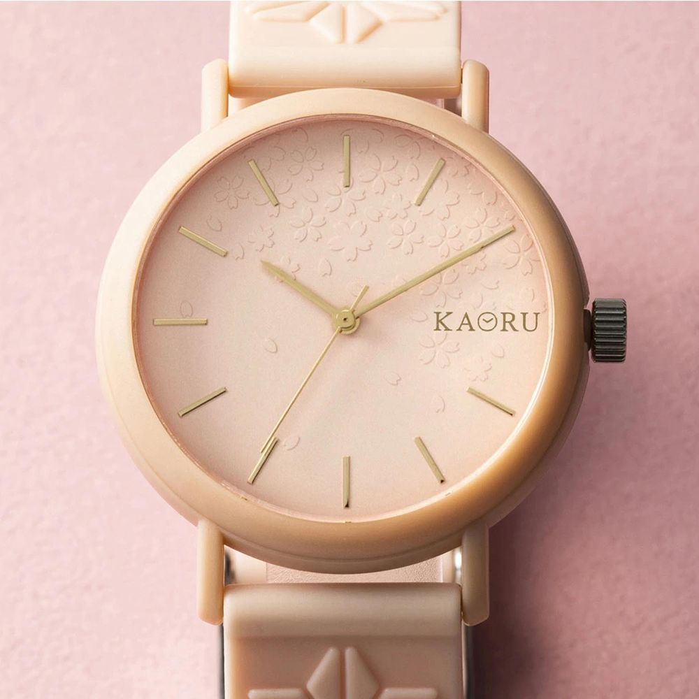 日本 MARUZEKI - KAORU 日本製香氛手錶(基本款)-櫻花-粉