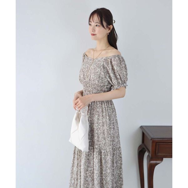 日本 BLUE EAST - 甜美氣質泡泡袖收腰洋裝-薄荷綠