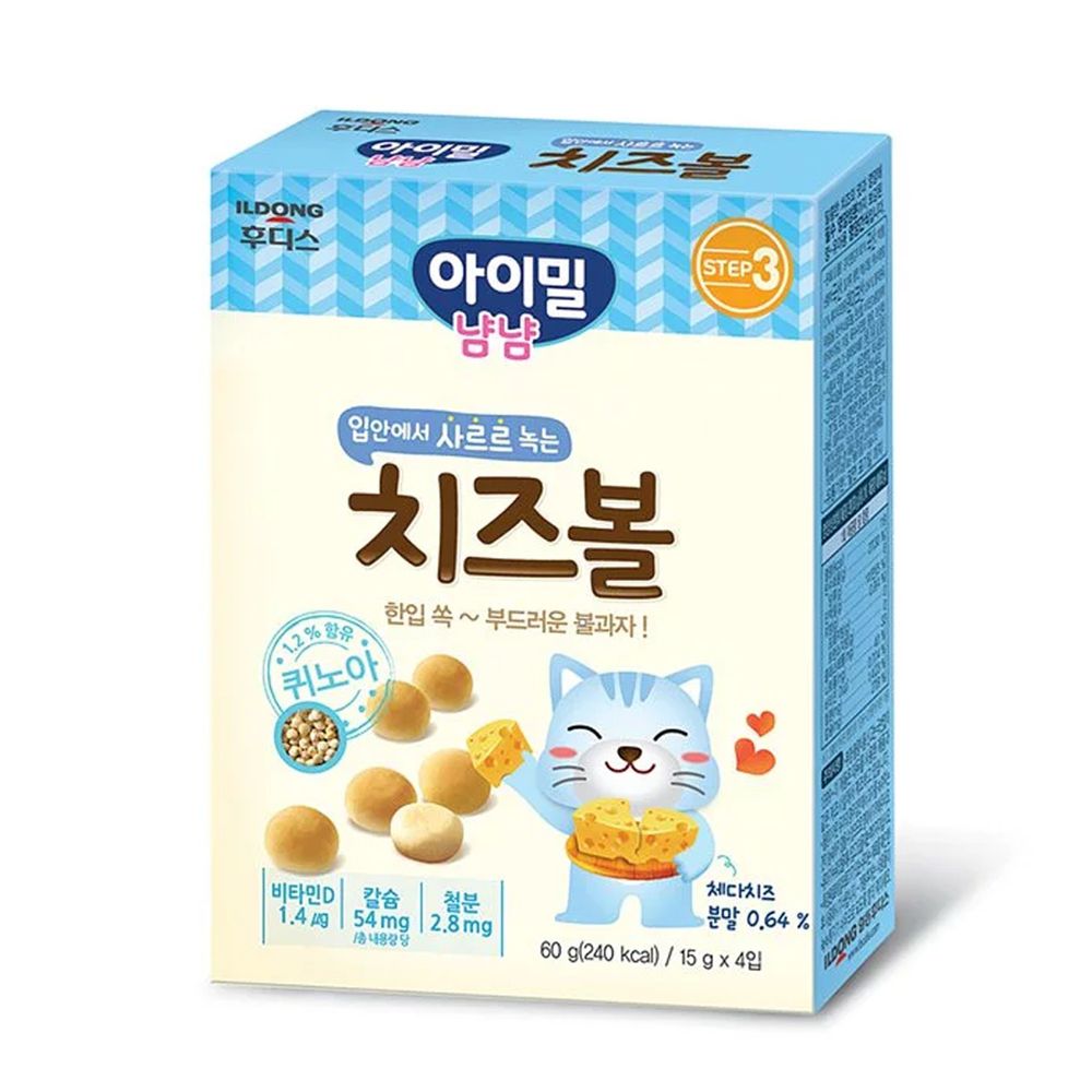 韓國Ildong Foodis日東 - 藜麥小饅頭-起司口味