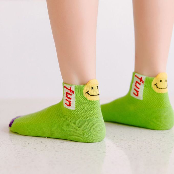 腳ㄚ子 - 幼/兒童透氣網眼襪 童襪 襪子 棉襪 兒童襪-歡暢世界