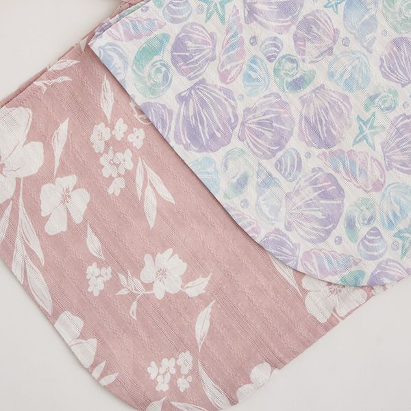 日本 Lycee mine - 粉彩浪漫夏日女孩浴衣-花草-粉紅